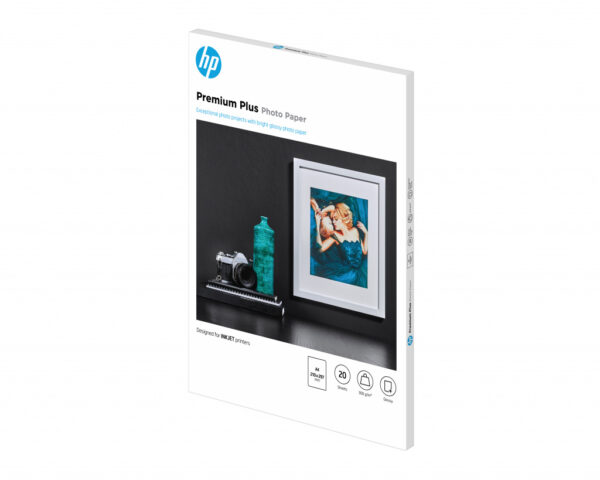 HP Premium Plus glanzend fotopapier, 20 vel, A4/210 x 297 mm - Afbeelding 2