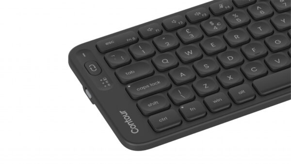 Contour Design Balance toetsenbord Kantoor RF-draadloos + Bluetooth QWERTY Amerikaans Engels Zwart - Afbeelding 3