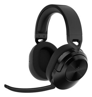 Corsair HS55 WIRELESS Headset Draadloos Hoofdband Gamen Bluetooth Zwart, Koolstof