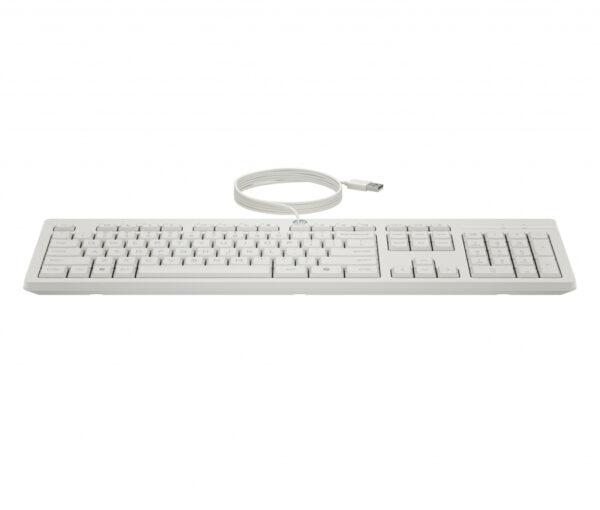 HP 225 Wired Mouse and KB G2 CWH Belgium - English localization AZERTY - Maus - AZERTY toetsenbord Inclusief muis Kantoor USB Wi