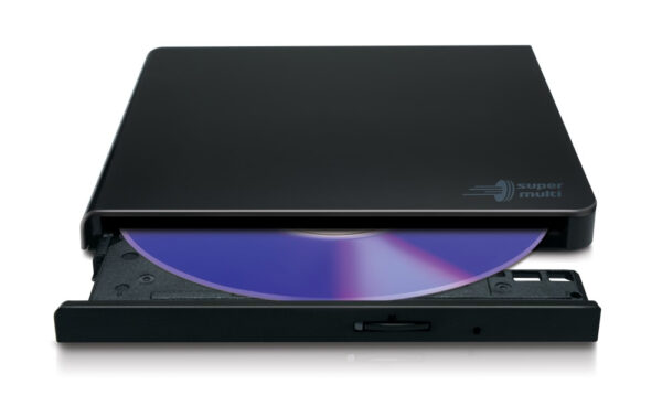 Hitachi-LG Slim Portable DVD-Writer optisch schijfstation DVD±RW Zwart - Afbeelding 4