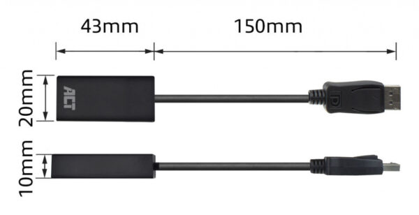 ACT DisplayPort naar HDMI adapter - Afbeelding 3
