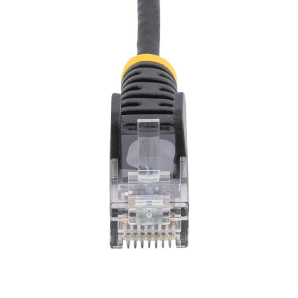 StarTech.com 10m Dunne CAT6 Ethernet Kabel, Zwart, Snagless, 100W PoE, UTP, LSZH, 28AWG Pure Koperdraad, Slim RJ45 Netwerk Patch - Afbeelding 4