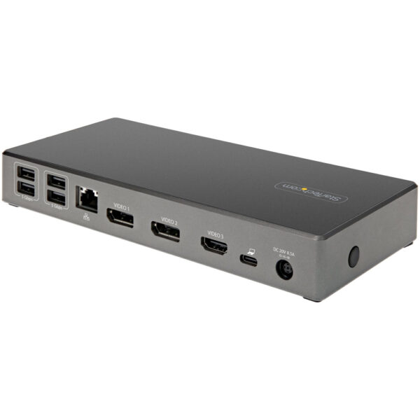 StarTech.com USB C Dock - Triple 4K Monitor USB Type-C Docking Station - 100W Power Delivery - DP 1.4 Alt Mode & DSC, 2x Display - Afbeelding 2