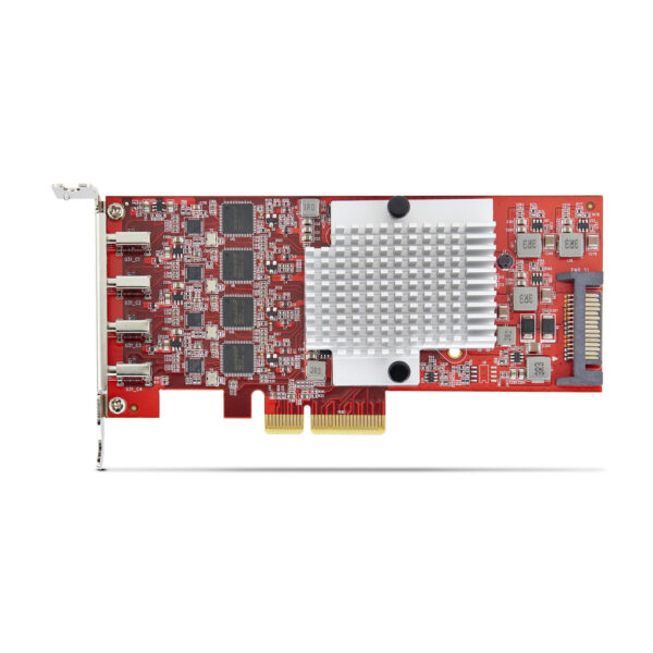 StarTech.com 4-Port USB-C PCIe Kaart, USB 3.2 10Gbps, USB Type-C PCI Express Uitbreidingskaart, 4x Onafhankelijke USB Controller - Afbeelding 5