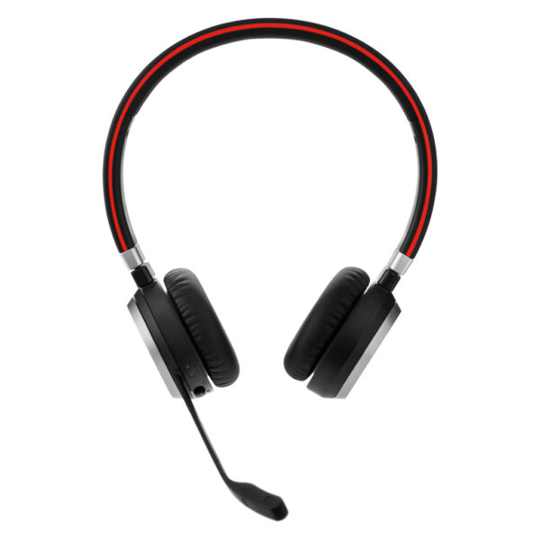 Jabra Evolve 65 SE Headset Bedraad en draadloos Hoofdband Oproepen/muziek Micro-USB Bluetooth Oplaadhouder Zwart