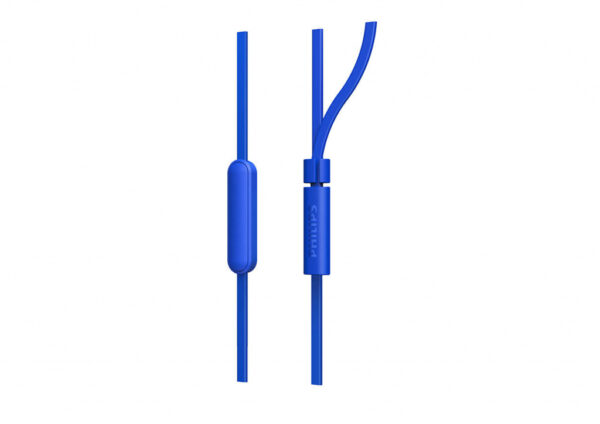 Philips TAE1105BL/00 hoofdtelefoon/headset Bedraad In-ear Oproepen/muziek Blauw - Afbeelding 3