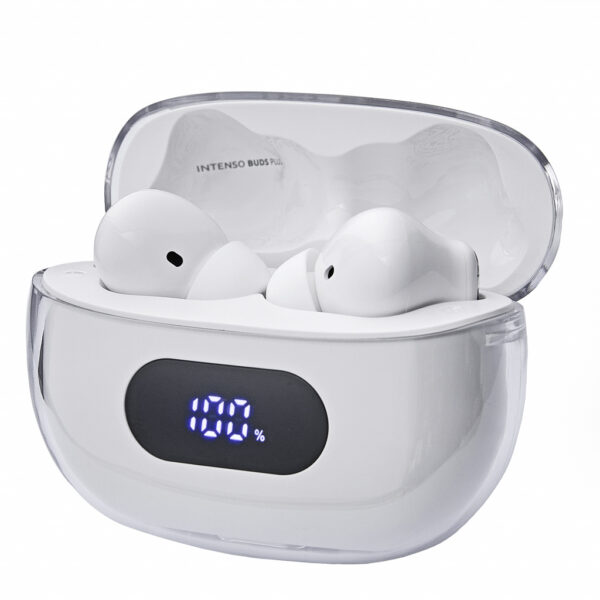 Intenso T312AE Hoofdtelefoons True Wireless Stereo (TWS) In-ear Gesprekken/Muziek/Sport/Elke dag USB Type-C Bluetooth Wit - Afbeelding 5