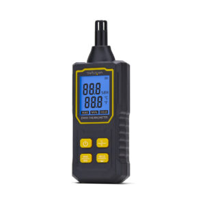 StarTech.com Draagbare Digitale Thermohygrometer, Handige Hygrometer / Thermometer met Groot LCD voor Serverruimtes/Bureau, Nauw