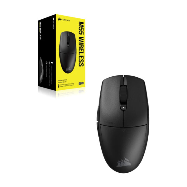 Corsair M55 muis Gamen Rechtshandig RF Wireless + Bluetooth + USB Type-A Optisch 24000 DPI - Afbeelding 2