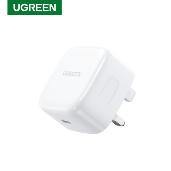 Ugreen USB-C 20W PD Snel Oplader UK plug Mobiele telefoon AC Binnen - Afbeelding 2