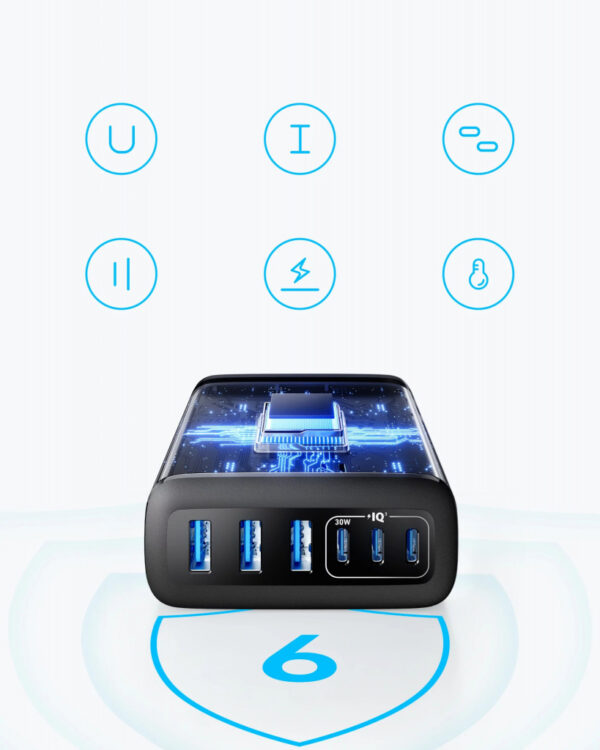 Anker GaN Universeel Zwart AC Binnen - Afbeelding 4