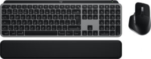 Logitech Master MX Keys S Combo for Mac toetsenbord Inclusief muis Thuis/Werk RF-draadloos + Bluetooth QWERTY Brits Engels Alumi