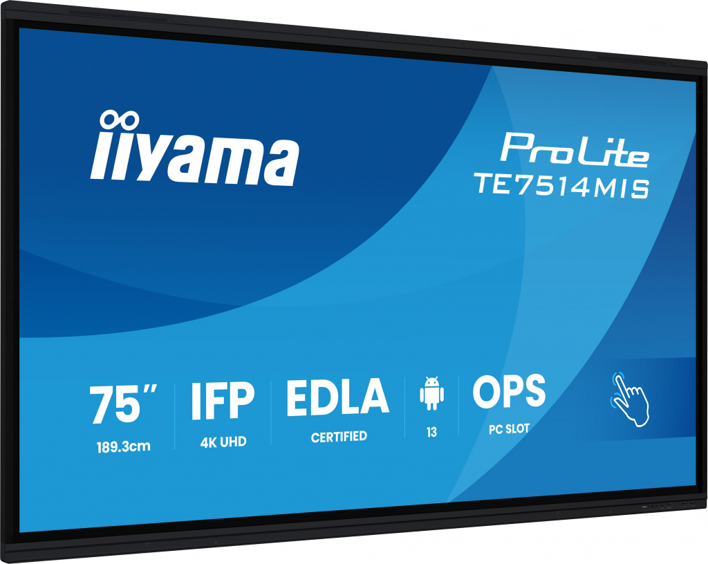 iiyama PROLITE TE7514MIS-B2AG Digitale signage flatscreen 190,5 cm (75") LCD Wifi 435 cd/m² 4K Ultra HD Zwart Touchscreen Type p - Afbeelding 15