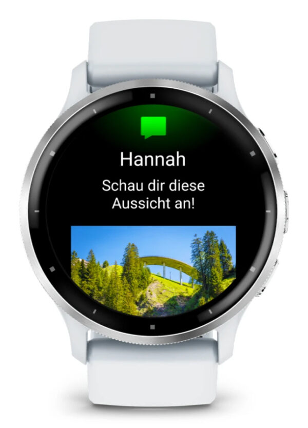 Garmin Venu 3 3,56 cm (1.4") AMOLED 45 mm Digitaal 454 x 454 Pixels Touchscreen Zilver, Wit Wifi GPS - Afbeelding 4