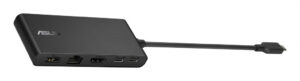 ASUS Dual 4K USB-C Dock DC201 Bedraad USB 3.2 Gen 2 (3.1 Gen 2) Type-C Zwart