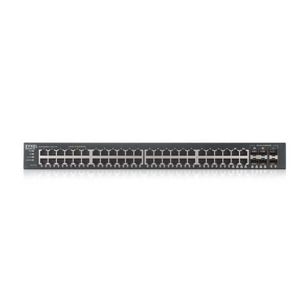 Zyxel GS2220-50-EU0101F netwerk-switch Managed L2 Gigabit Ethernet (10/100/1000) Zwart - Afbeelding 2