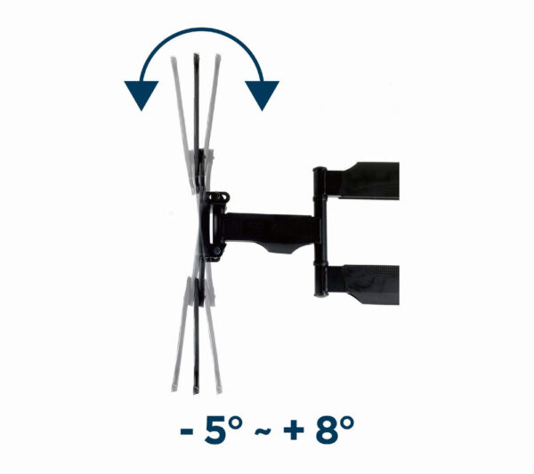 Gembird WM-55ST-01 tv-bevestiging 139,7 cm (55") Staal - Afbeelding 2