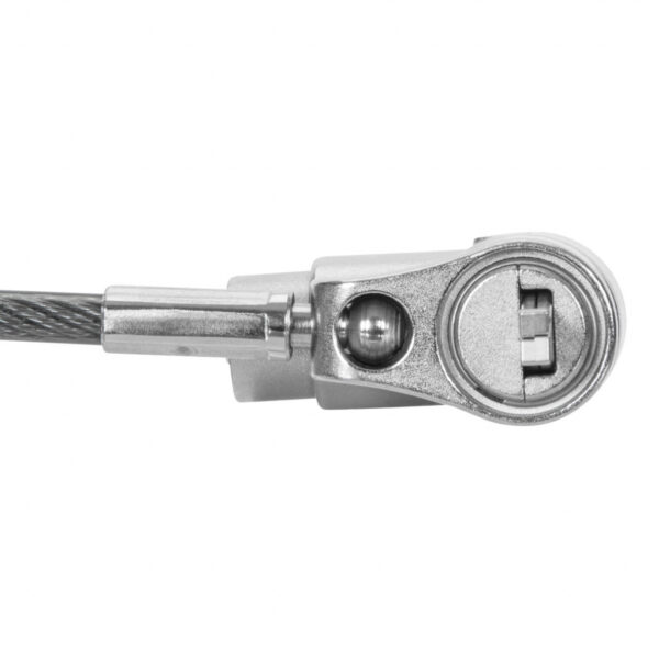 Targus ASP95MKGLX-25 kabelslot Zilver 2 m - Afbeelding 2