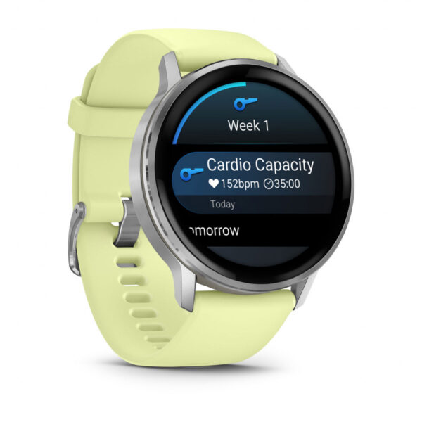 Garmin Venu 010-03014-02 smartwatch / sport watch 3,56 cm (1.4") AMOLED 45 mm Digitaal 454 x 454 Pixels Touchscreen Zilver Wifi - Afbeelding 3
