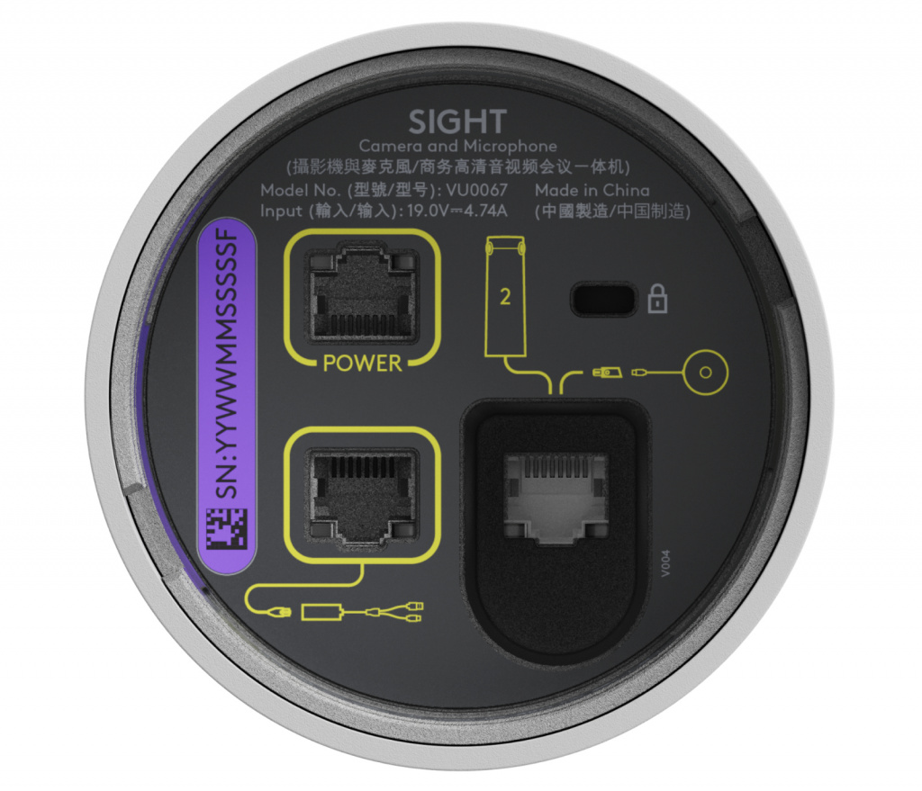 Logitech 960-001503 camera voor videoconferentie Wit 3840 x 2160 Pixels 60 fps CMOS - Afbeelding 3