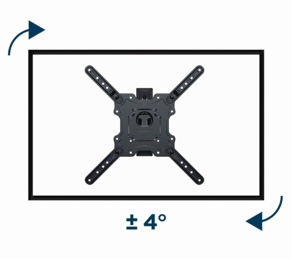 Gembird WM-55ST-01 tv-bevestiging 139,7 cm (55") Staal - Afbeelding 5