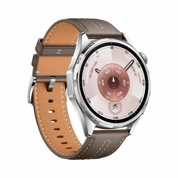 Huawei WATCH GT6 3,73 cm (1.47") AMOLED 46 mm Digitaal 466 x 466 Pixels Touchscreen Roestvrijstaal GPS - Afbeelding 4
