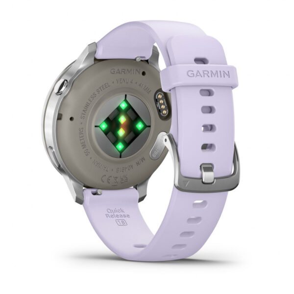 Garmin Venu 4 3,05 cm (1.2") AMOLED 41 mm Digitaal 390 x 390 Pixels Touchscreen Zilver Wifi GPS - Afbeelding 5