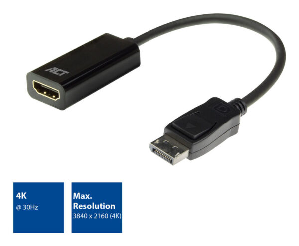 ACT DisplayPort naar HDMI adapter - Afbeelding 2