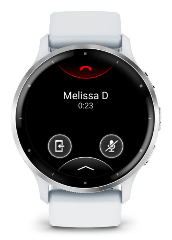 Garmin Venu 3 3,56 cm (1.4") AMOLED 45 mm Digitaal 454 x 454 Pixels Touchscreen Zilver, Wit Wifi GPS - Afbeelding 2