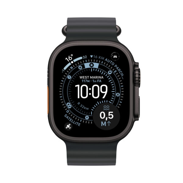 Apple Watch Ultra 3 OLED 49 mm Digitaal 422 x 514 Pixels Touchscreen 5G Zwart Wifi GPS - Afbeelding 2