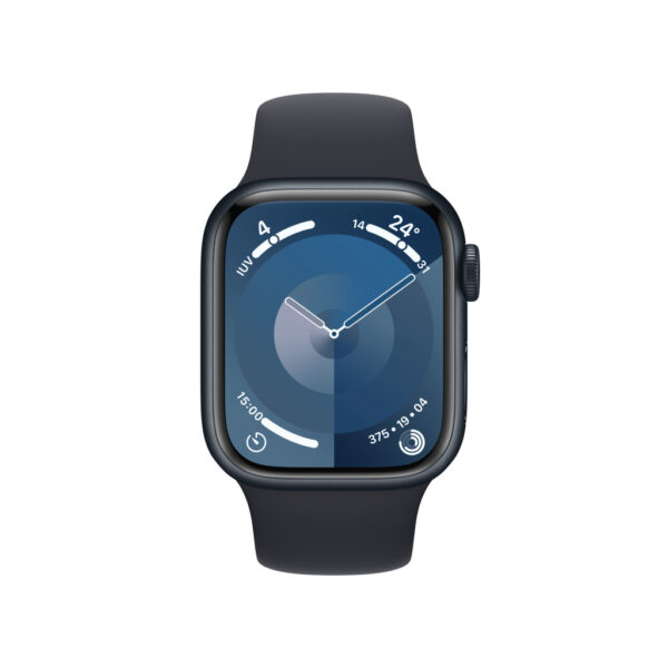 Apple Watch Series 9 41 mm Digitaal 352 x 430 Pixels Touchscreen 4G Zwart Wifi GPS - Afbeelding 2
