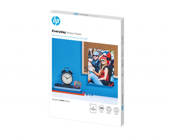 HP Everyday fotopapier, glanzend, 200 g/m2, A4 (210 x 297 mm), 100 vellen - Afbeelding 3