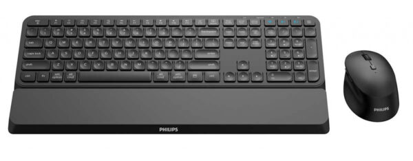 Philips 6000 series SPT6607B/00 toetsenbord Inclusief muis Thuis RF-draadloos + Bluetooth Amerikaans Engels Zwart - Afbeelding 4