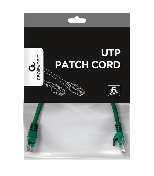 Gembird PP6U-0.25M/G netwerkkabel Groen 0,25 m Cat6 U/UTP (UTP) - Afbeelding 5