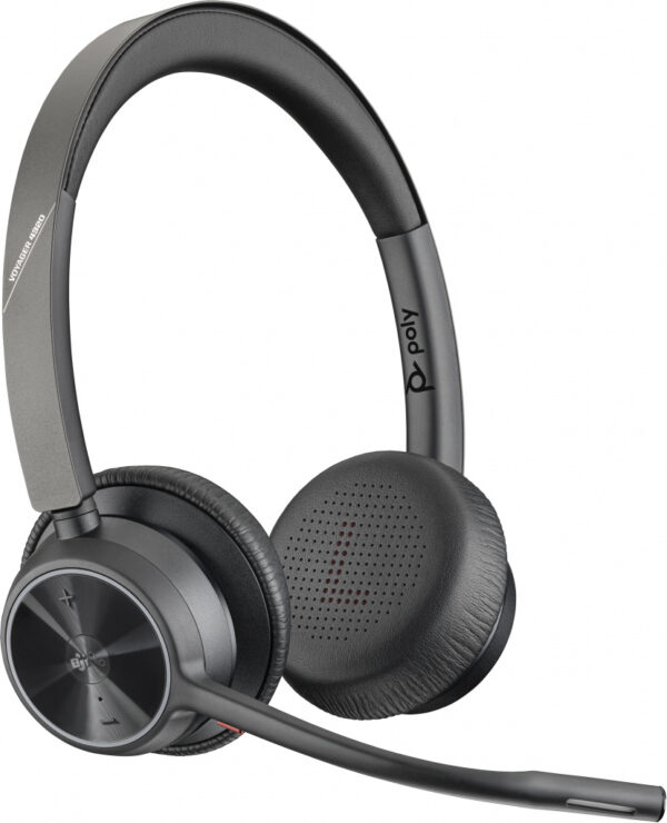 POLY Voyager 4320-M Microsoft Teams Certified Headset + BT700 dongle + oplaadstatief - Afbeelding 9