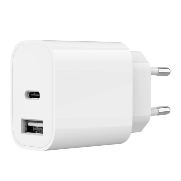 Gembird TA-UC-2AC12-01 oplader voor mobiele apparatuur Smartphone, Smartwatch, Tablet Wit AC Binnen