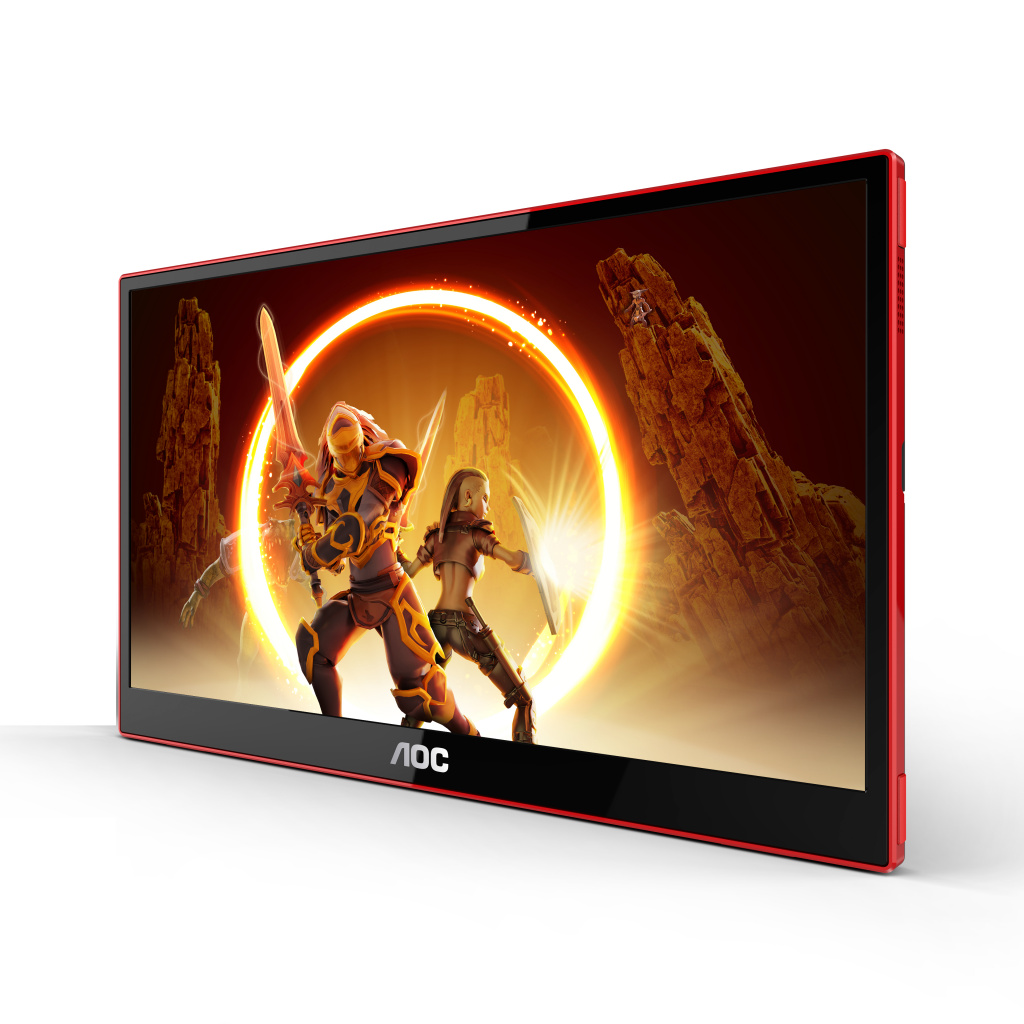 AOC 16G3 Draagbare televisie en monitoor Draagbare monitor Zwart, Rood 39,6 cm (15.6") TFT 1920 x 1080 Pixels - Afbeelding 13