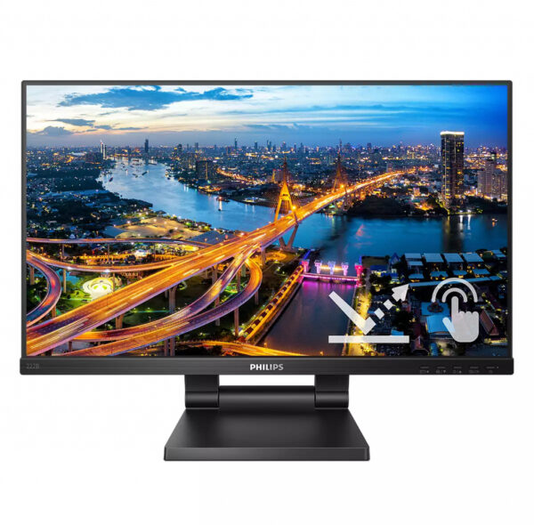 Philips B Line 222B1TC/00 computer monitor 54,6 cm (21.5") 1920 x 1080 Pixels Full HD LED Touchscreen Zwart - Afbeelding 2
