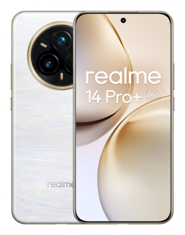 realme 14 Pro+ 5G 17,4 cm (6.83") Dual SIM Android 15 USB Type-C 12 GB 512 GB 6000 mAh Parel, Wit - Afbeelding 3