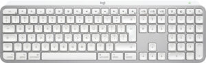 Logitech Master MX Keys S for Mac toetsenbord Kantoor RF-draadloos + Bluetooth QWERTY US International Aluminium, Wit