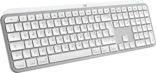 Logitech Master MX Keys S for Mac toetsenbord Kantoor RF-draadloos + Bluetooth QWERTY US International Aluminium, Wit - Afbeelding 3