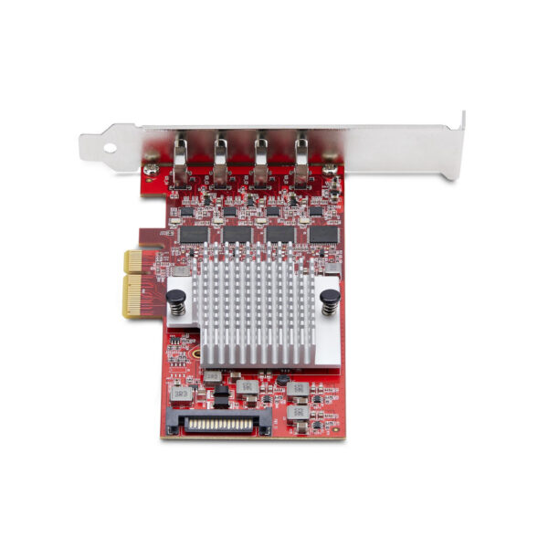StarTech.com 4-Port USB-C PCIe Kaart, USB 3.2 10Gbps, USB Type-C PCI Express Uitbreidingskaart, 4x Onafhankelijke USB Controller - Afbeelding 4