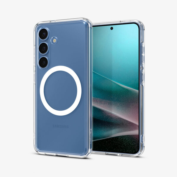 Spigen Ultra Hybrid (MagFit) mobiele telefoon behuizingen 17 cm (6.7") Hoes Transparant, Wit - Afbeelding 2