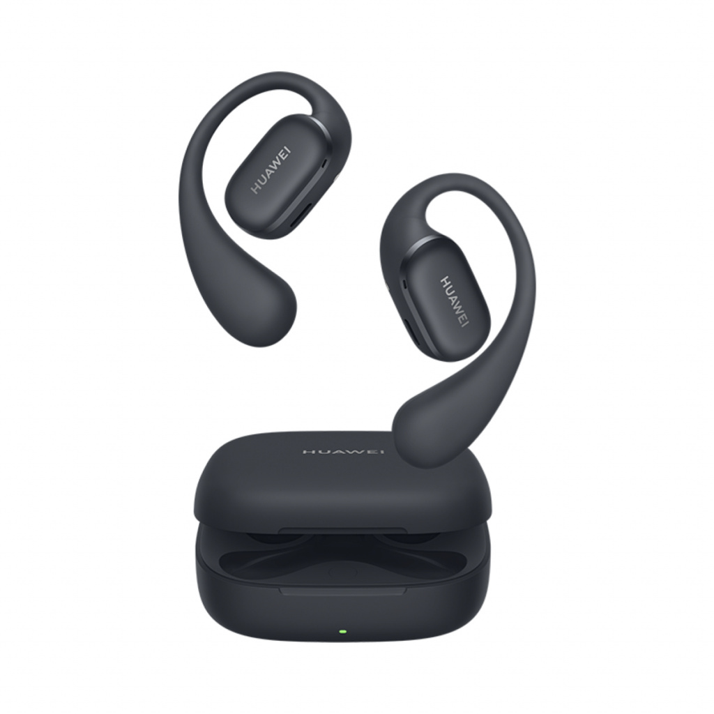 Huawei FreeArc Headset Bedraad en draadloos oorhaak Oproepen/muziek USB Type-C Bluetooth Zwart