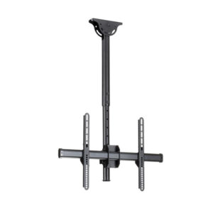 StarTech.com TV Plafondbeugel, Full-Motion Universele Ophangbeugel, VESA Beugel voor Single 32”-75" TVs / Displays, Kantelen/Zwe