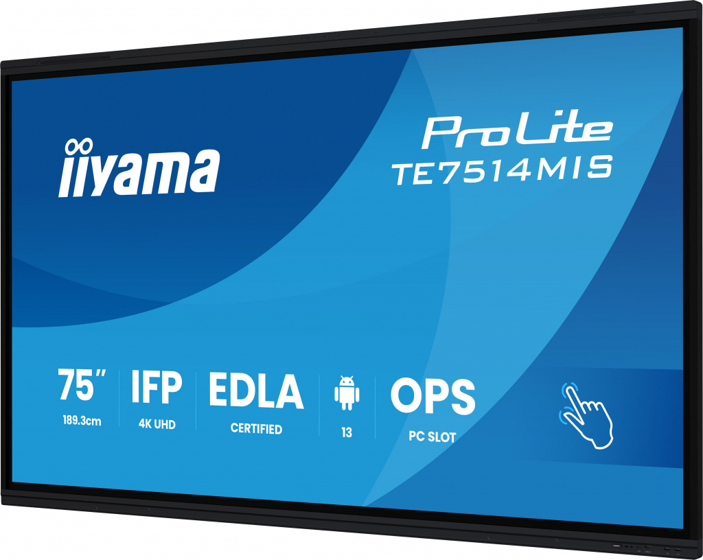 iiyama PROLITE TE7514MIS-B2AG Digitale signage flatscreen 190,5 cm (75") LCD Wifi 435 cd/m² 4K Ultra HD Zwart Touchscreen Type p - Afbeelding 16