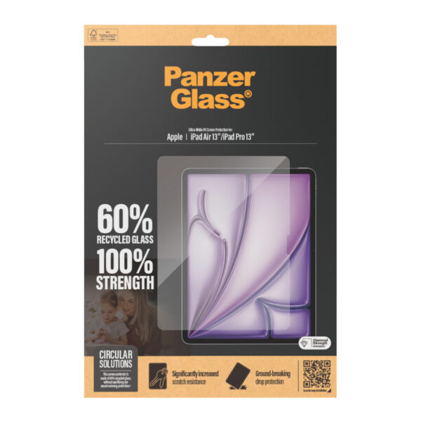 Panzerglass Gehard Glas Edge To Edge Screenprotector Apple iPad Air 2024 13 / iPad Pro 2024 13 - Afbeelding 3