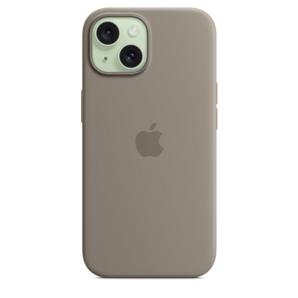Apple Siliconenhoesje met MagSafe voor iPhone 15 - Klei - Afbeelding 4