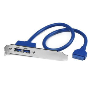StarTech.com 2-poort USB 3.0 A Vrouwelijke Adapter Slotplaatje